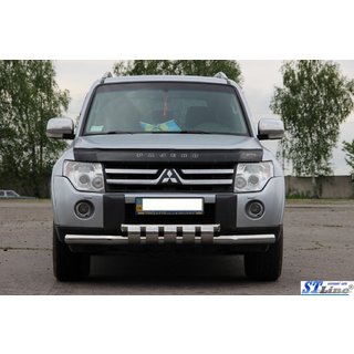 Protection Avant ST015 (Inox) Mitsubishi Pajero Wagon III 1999-2006 photo 3