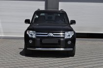 Mitsubishi Pajero Wagon III 1999-2006 Protection Avant ST008 (Inox) photo 1