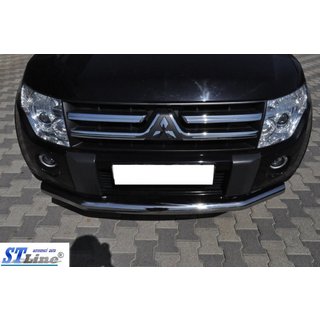 Protection Avant ST008 (Inox) Mitsubishi Pajero Wagon IV 2006-2021 photo 2