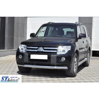 Protection Avant ST008 (Inox) Mitsubishi Pajero Wagon IV 2006-2021 photo 3