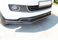 Volkswagen Amarok 2010-2022 Barre Avant Double Vegas 76/42 2010-2016 (noir) photo 1