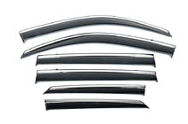 Lexus GX460 2009-2023 Déflecteurs de vitres avec moulure chromée Niken Luxury (6 pcs) photo 2