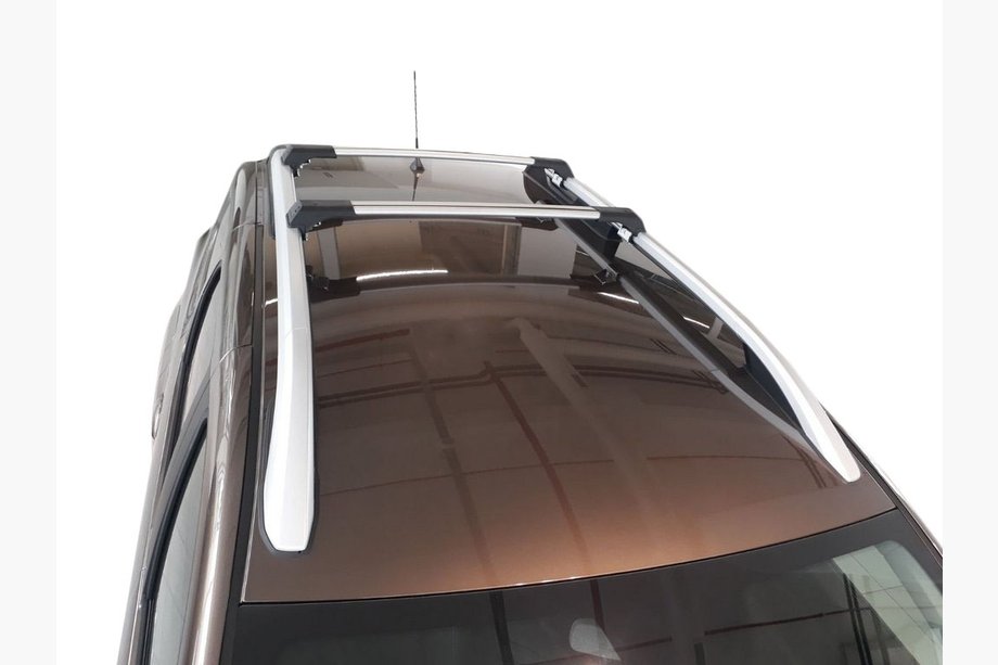 Dacia Duster 2018-2024 Barres de toit pour barres longitudinales integrees sans serrure (2 pcs) Noir Image