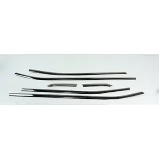 Encadrement de Vitres Chrome Noir (6 pcs, Inox) photo 3