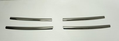 Volkswagen T6 2015-2024 Couvre-Calandre Chrome Noir 2015-2019 (4 pcs, inox) photo 2