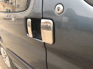 Citroen Berlingo 1996-2008 Couvre-poignées Chromés (Acier Inoxydable) Deux portes avant, deux portes coulissantes photo 6