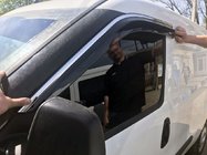 Opel Combo 2012-2018 Déflecteurs de vitres avec moulure chromée (4 pcs, Niken) photo 3