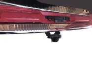 Mercedes Viano 2004-2014 Protection de pare-chocs arrière avec rebord (Omsa, inox) photo 1