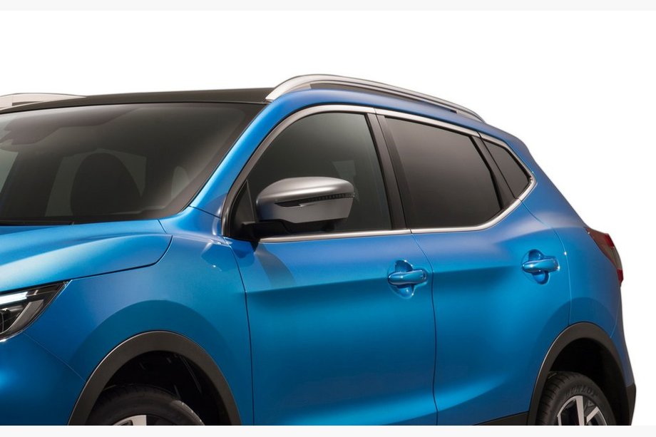 Nissan X-trail T32/Rogue 2014-2021 Coques de Rétroviseurs Gris Mat (2 pcs, Plastique) Image