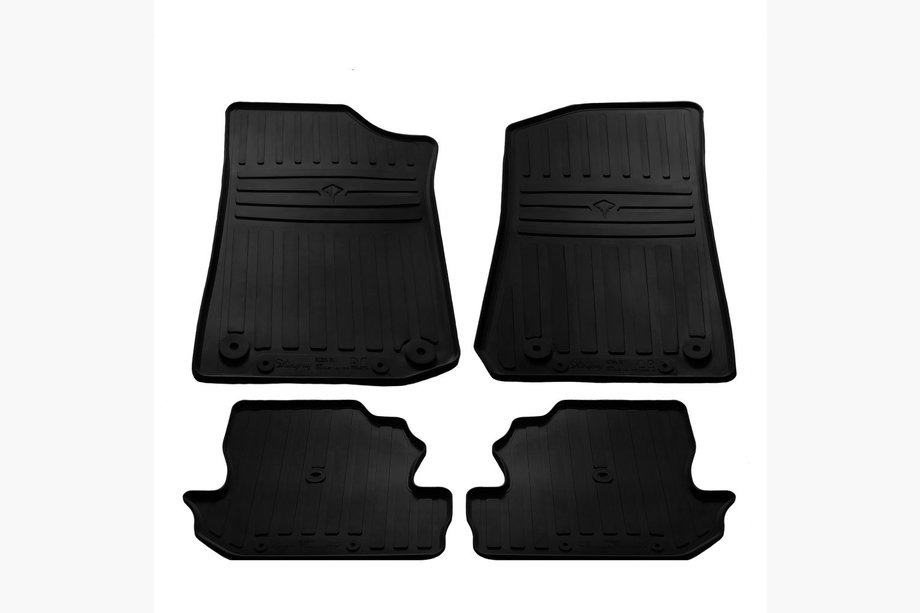 Jeep Wrangler 2018- Tapis en caoutchouc (4 pcs, Stingray Premium) Image