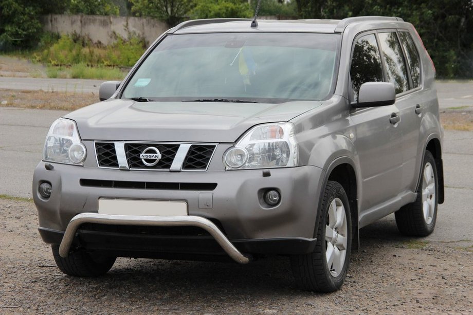 Nissan X-trail T31 2007-2014 Protection Avant WT007 (Inox) Photo 1