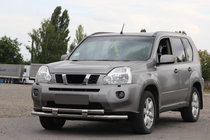 Nissan X-trail T31 2007-2014 Protection Avant ST015/2 (Inox) photo 2