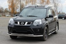 Nissan X-trail T31 2007-2014 Pare-buffle Avant ST014 (Inox) photo 1