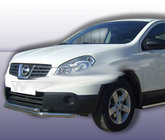 Nissan Qashqai 2007-2010 Barre frontale double ST014 (inox) photo 3