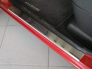 Nissan Micra K12 2003-2010 Seuils de porte Natanika Premium (4 pcs, inox) photo 2
