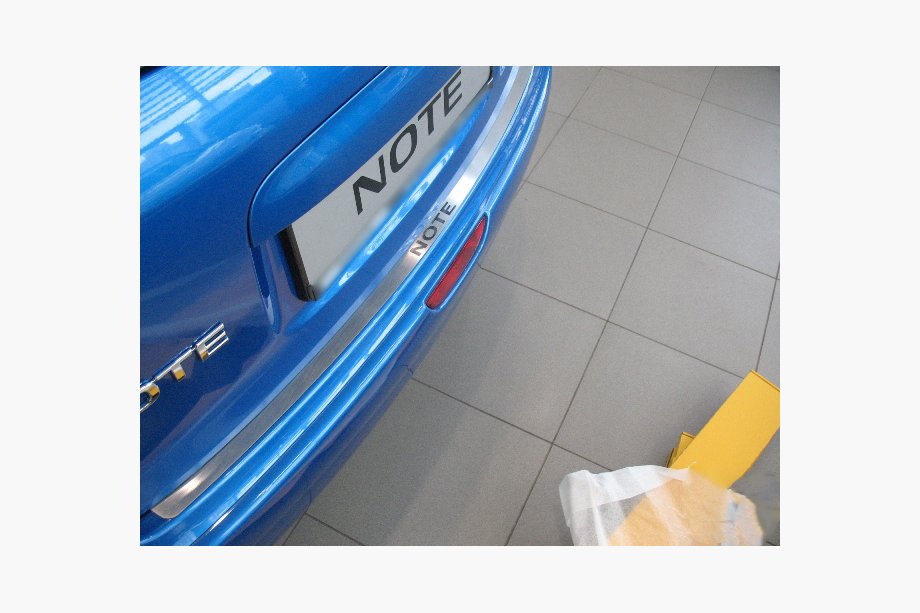 Nissan Note 2004-2012 Protection de pare-chocs arrière Nataniko (2005-2007, inox) Image