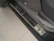 Nissan Note 2004-2012 Seuils de Porte Nataniko (4 pcs, Inox) photo 1