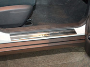 Nissan X-trail T32/Rogue 2014-2021 Seuils de Porte Nataniko (4 pcs, Inox) photo 1