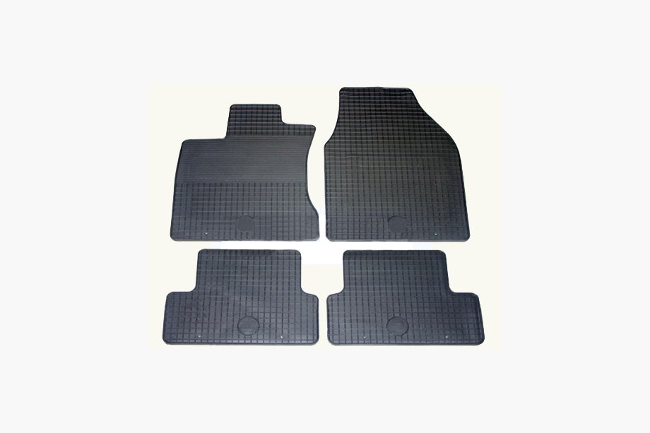 Nissan Qashqai 2010-2014 Tapis de sol en caoutchouc d'origine (4 pcs, Doma) Image