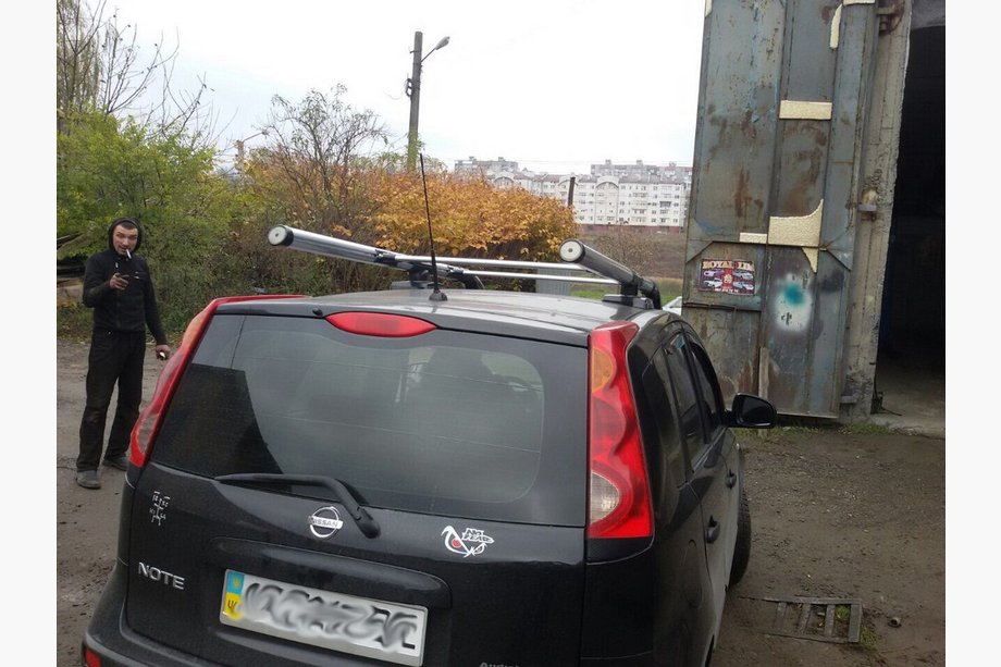 Nissan Note 2004-2012 Barres de toit Shark (2 pcs) Photo 5