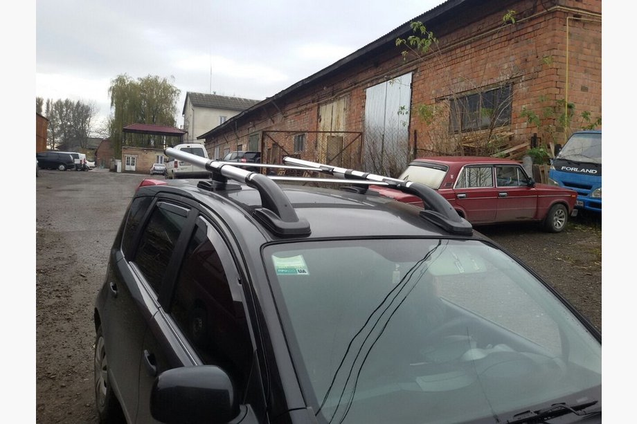 Nissan Note 2004-2012 Barres de toit Shark (2 pcs) Photo 6