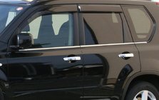 Nissan X-trail T31 2007-2014 Encadrement de vitres inox OmsaLine - Inox Italien photo 1