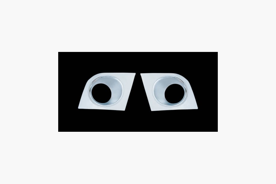 Nissan Tiida 2004-2011 Caches chromés pour antibrouillards (2 pcs, plastique) Image