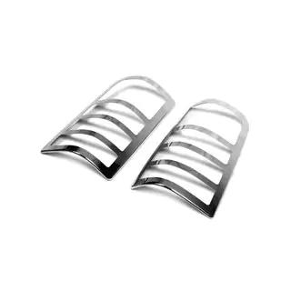 Couvre-feux arrière chromés (2 pcs, acier inoxydable) Citroen Berlingo 1996-2008 photo 2