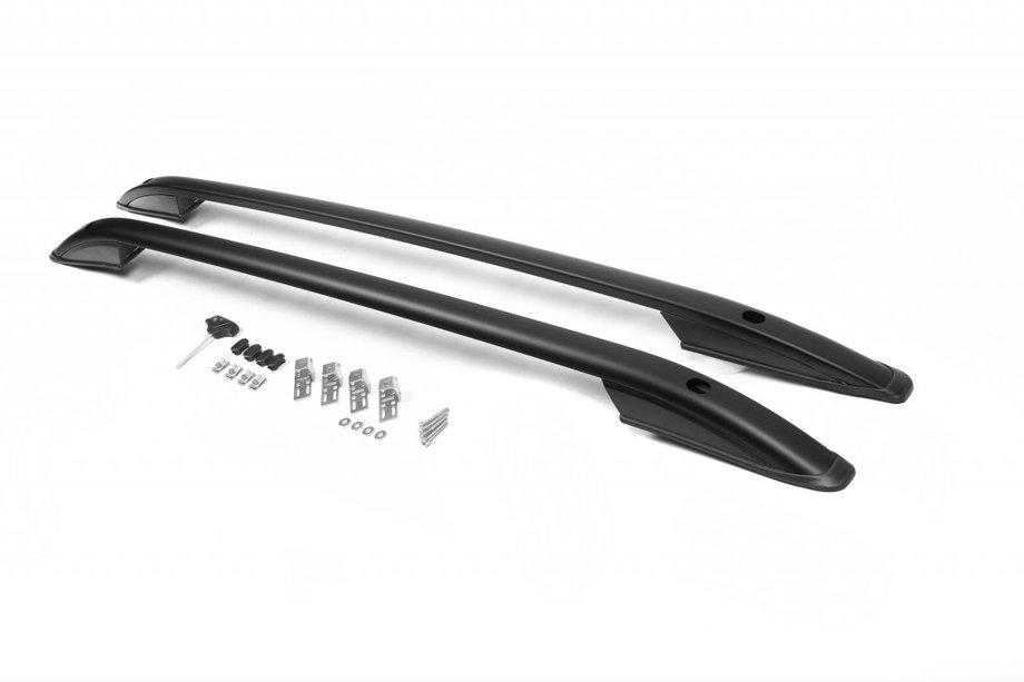 Nissan Qashqai 2014-2021 Barres de Toit Skyport BLACK Image