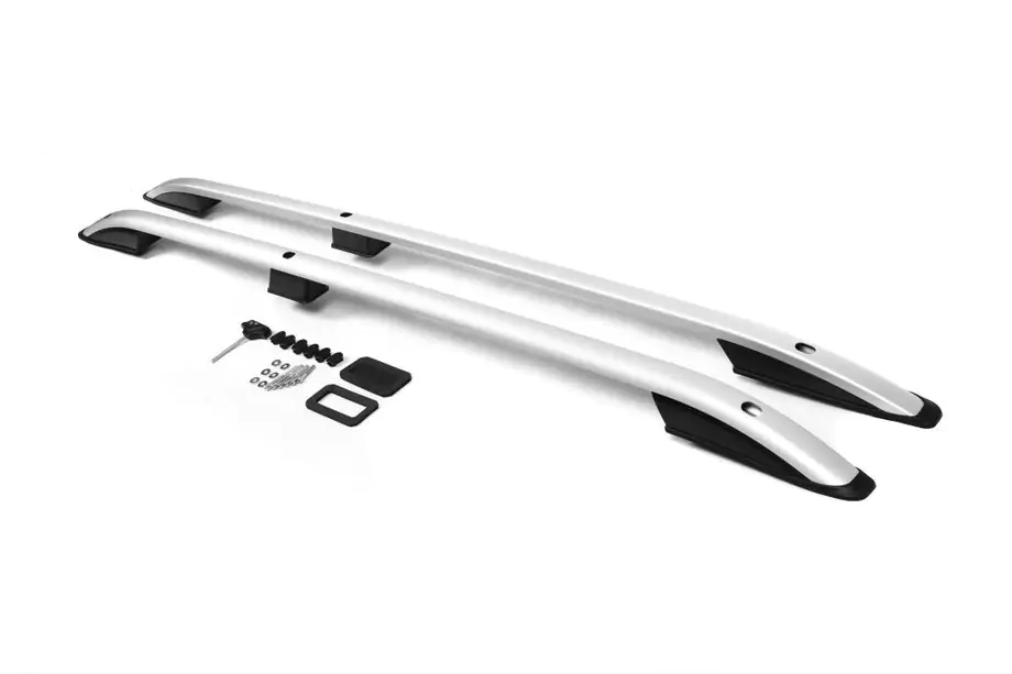 Fiat Doblo I 2001-2005 Barres de toit CROWN (gris mat) Image