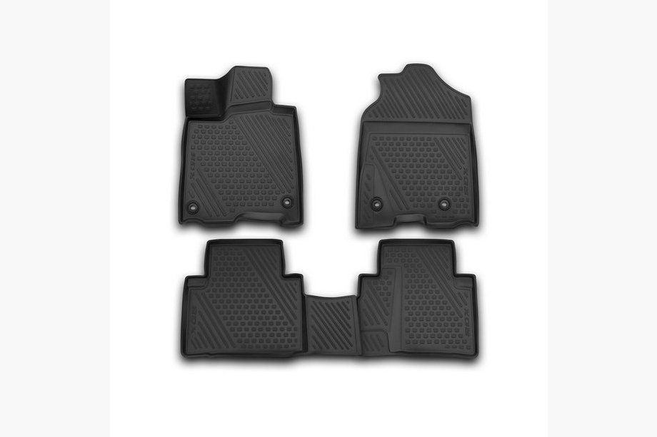 Acura RDX 2018- Tapis de sol en caoutchouc 3D pour habitacle (4 pcs, Novline) Photo 1