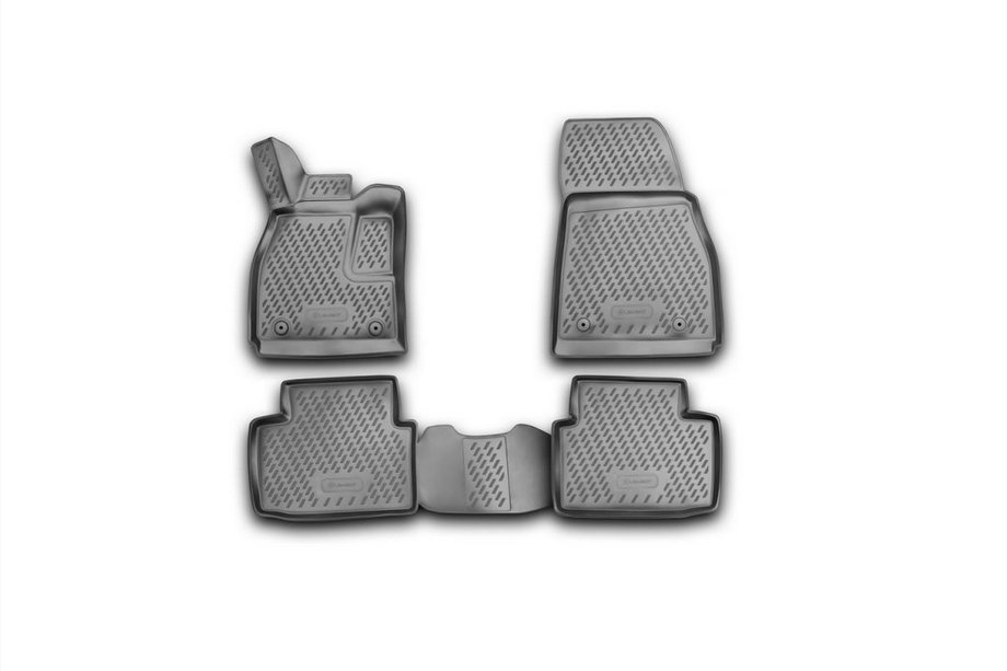 Chevrolet Malibu 2011-2018 Tapis de sol en caoutchouc 3D pour habitacle (4 pcs, Novline) Image