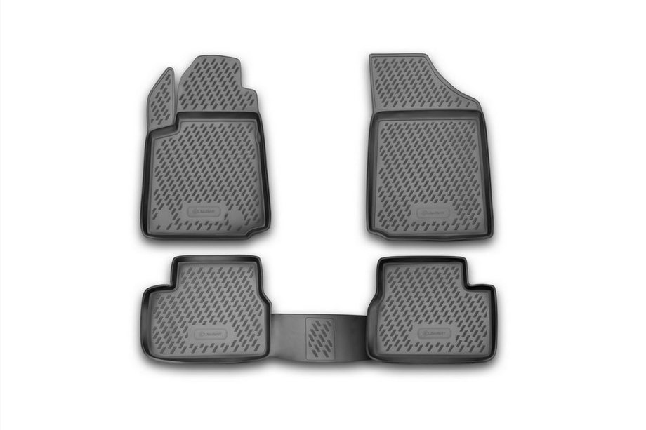 Citroen C-3 2002-2009 Tapis de sol en caoutchouc (4 pcs, Novline) Image