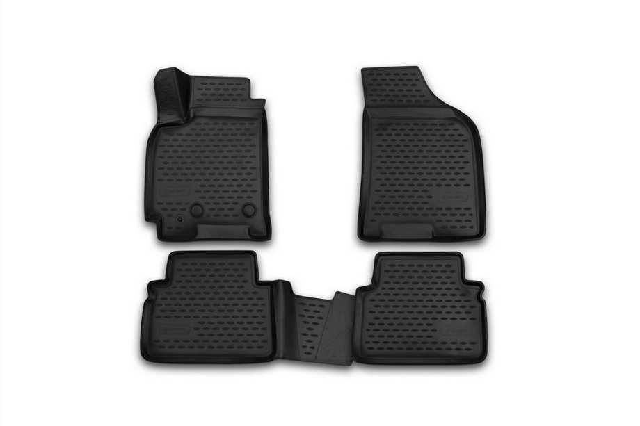Daewoo Gentra 2013- Tapis de sol en caoutchouc 3D pour interieur (4 pcs, Novline) Variante 2 Image