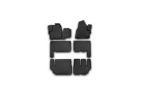 Ford Custom 2013-2022 Tapis de sol caoutchouc 3D habitacle (6 pcs, Novline) 9 places photo 1