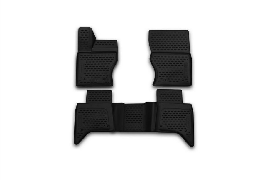 Range Rover IV L405 2013-2021 Tapis de sol en caoutchouc 3D pour interieur (4 pcs, Novline) Variante 1 Image