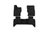 Range Rover IV L405 2013-2021 Tapis de sol en caoutchouc 3D pour interieur (4 pcs, Novline) Variante 1 photo 1