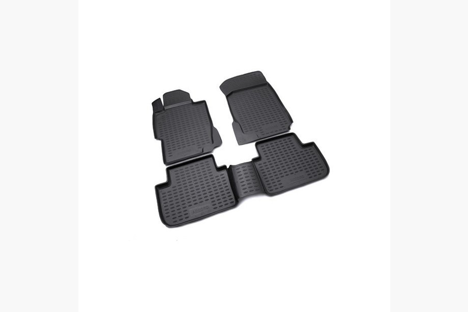 Lifan Smily 2008- Tapis de sol en caoutchouc (4 pcs, Novline) Photo 1