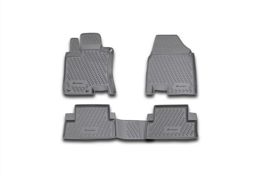 Nissan Qashqai 2010-2014 Tapis de sol en caoutchouc (4 pcs, Novline) Photo 1