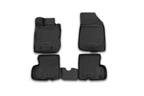 Nissan Terrano 2014- (2014-2016) Tapis de sol caoutchouc 3D habitacle (4 pcs, Novline) 4WD photo 1