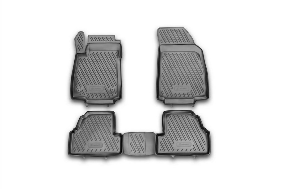 Opel Mokka 2012-2021 Tapis de sol en caoutchouc (4 pcs, Novline) Image