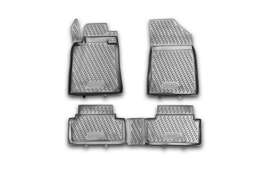 Peugeot 508 2010-2018 Tapis de sol en caoutchouc (4 pcs, Novline) Image