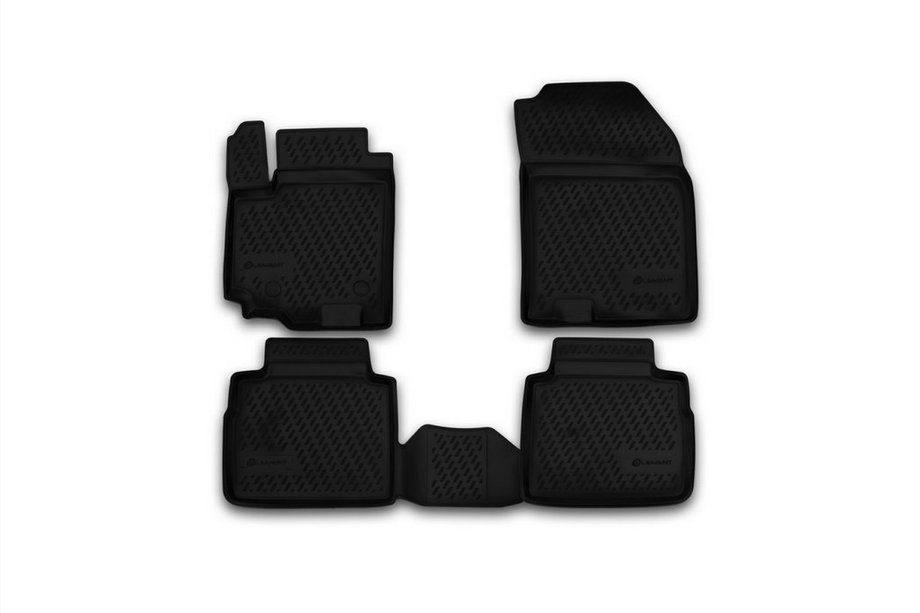 Suzuki SX4 S-Cross 2013-2016 Tapis de sol en caoutchouc (4 pcs, Novline) Photo 1