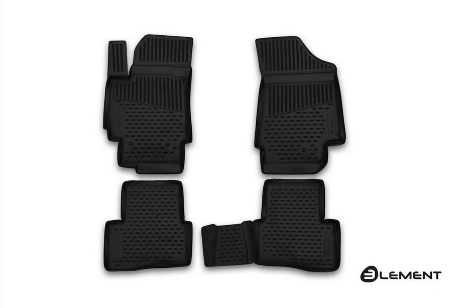 Hyundai Creta 2014-2020 Tapis de sol en caoutchouc (4 pcs, Novline) Photo 1