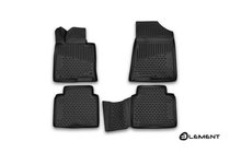 Kia Optima 2016- Tapis de sol en caoutchouc 3D pour habitacle (4 pcs, Novline) photo 1