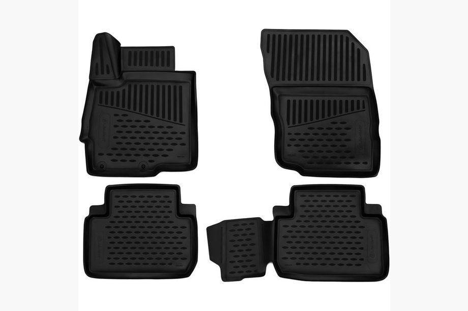 Mitsubishi Eclipse Cross 2017- Tapis de sol en caoutchouc 3D pour habitacle (4 pcs, Novline) Image
