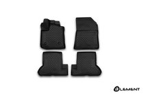 Renault Dokker 2013-2022 (2018↗) Tapis de sol en caoutchouc 3D pour habitacle (4 pcs, Novline) photo 1
