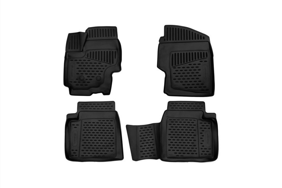 Lifan X70 2018-2020 (2018↗) Tapis de sol caoutchouc 3D intérieur (4 pcs, Novline) SUV Image