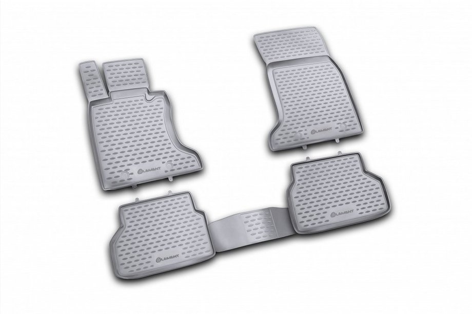 BMW 5 Series E60/E61 2003-2010 Tapis de sol caoutchouc interieur (4 pcs, Novline) Variante 2 Image