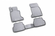 BMW 5 Series E60/E61 2003-2010 Tapis de sol caoutchouc interieur (4 pcs, Novline) Variante 2 photo 1